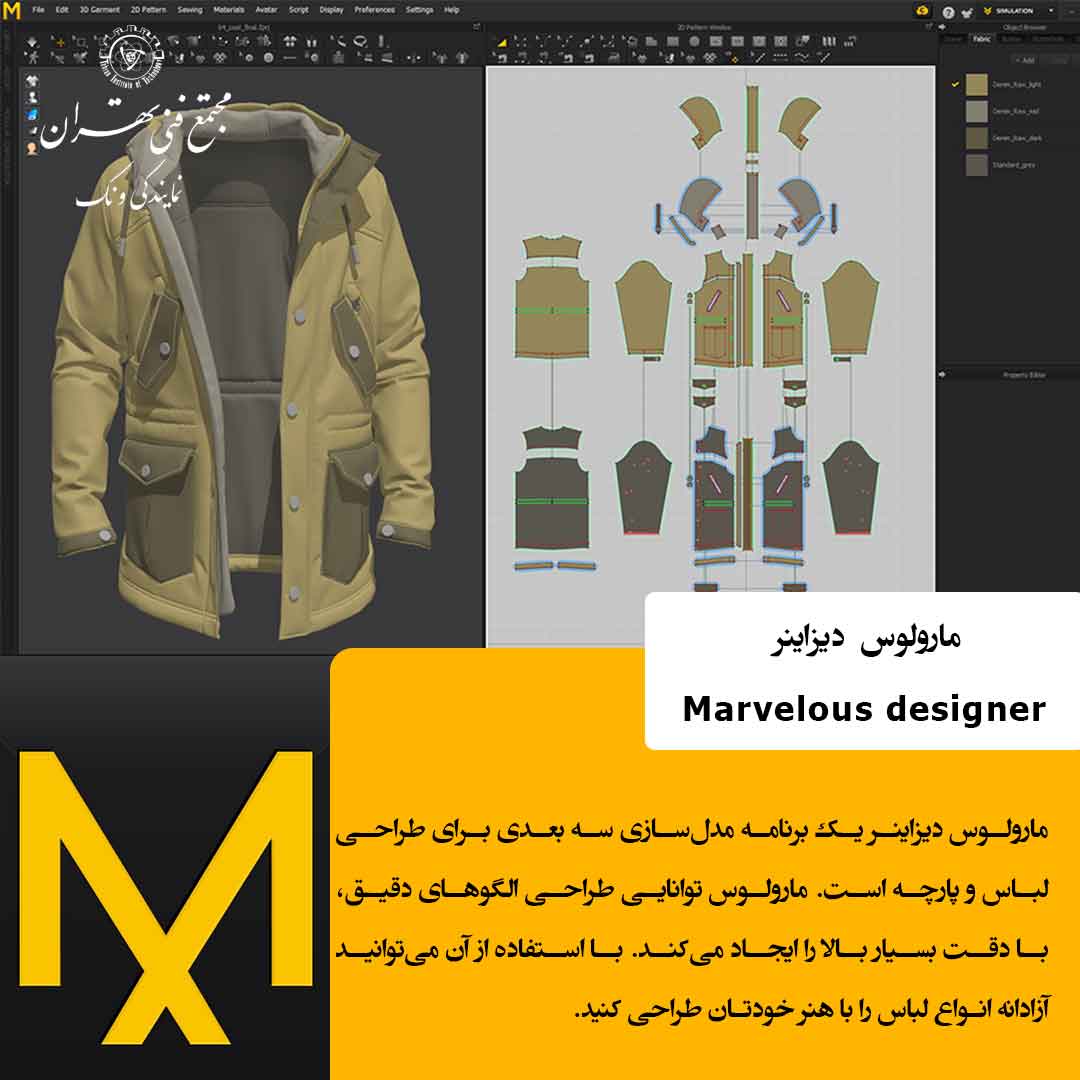 معرفی دورههای آموزش طراحی لباس در مجتمع فنی تهران نمایندگی ونک