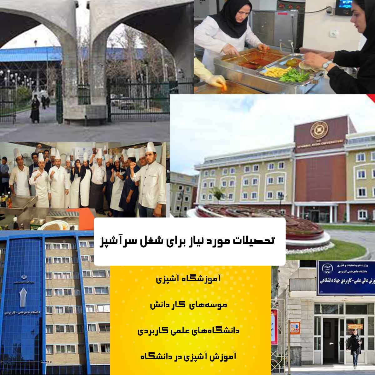مسیرهای آموزشی برای تبدیل شدن به آشپز حرفه‌ای