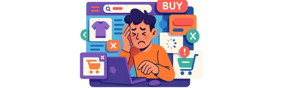 اشتباهات رایج UX در فروشگاههای اینترنتی