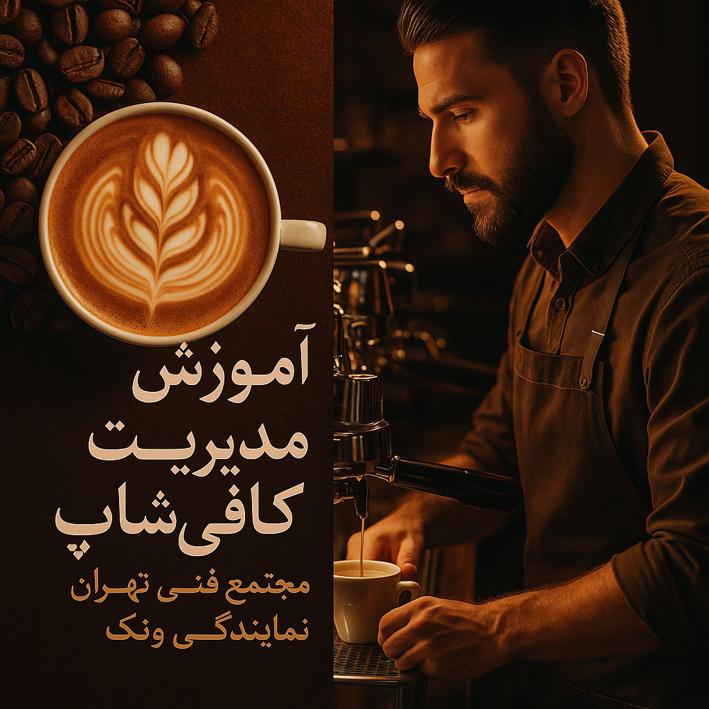 سرفصل‌های دوره آموزش مدیریت کافی شاپ در مجتمع فنی تهران نمایندگی ونک